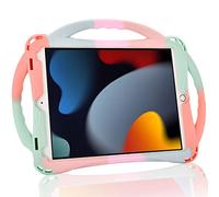 TopEsct - Custodia per bambini per iPad 10.2 di 9a generazione (2021)/8a generazione (2020)/7a generazione (2019), con manico antiurto compatibile con iPad 7a/8a/9a generazione 10.2 (verde colorato)