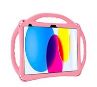TopEsct Custodia per bambini per iPad di 10a generazione da 11,9 pollici, cavalletto integrato, viene fornita con cinturino in silicone antiurto e custodia 2022 (rosa)
