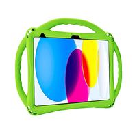 TopEsct Custodia per bambini per iPad (A16) 11a generazione 11" 2025, iPad 10a generazione 11" 2022, cavalletto integrato, custodia antiurto in silicone viene fornita con cinturino (verde)
