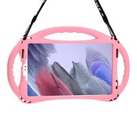TopEsct Custodia per bambini per Samsung Galaxy Tab A7 Lite da 8,7 pollici 2021, leggera copertura a prova di bambini con cavalletto e tre maniglie e cinturino per Galaxy Tab A7 Lite da 8,7 pollici (SM-T220/T225) (rosa)