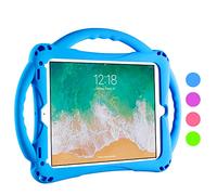 TopEsct Custodia per iPad 9.7 2018/2017/ iPad 6a/5a Generazione,Antishock con Maniglie e Piedistallo,Perfetto Anche per iPad Air,iPad air2 Cover Bambini(iPad 9.7, Blu)