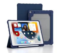 TOPESCT Custodia per iPad 9/8/7 da 10,2 pollici (versione 2021/2020/2019, 9a/8a/7a generazione), accensione e spegnimento automatico, forte copertura magnetica antiurto con guscio posteriore rigido