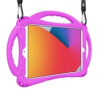 TopEsct iPad 7th/8th/9th Cover per Bambini Protettiva Antishock con Maniglie Resistente agli Urti per iPad 7th Gen 10.2 (2019)/iPad 8th Gen 10.2 (2020)/iPad 9th Gen 10.2 (2021)(Viola)