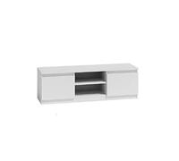 Topeshop RTV120 BIEL TV stand/entertainment centre 2 shelves