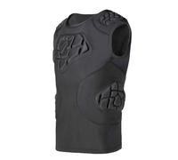 Topeter Canottiera protettiva per petto per giovani, protezione sterno con cuore, per softball, t-ball, rugby, baseball, M