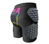 Topeter Mutande imbottite per ragazzi pantaloncini da ragazza pantaloncini protettivi imbottiti pantaloni corti imbottiti per fianchi, rosa, S