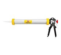 Topex 21B360 - Pistola per tubi di Silicone (600 ml)