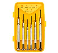 Topex 39D559-Set di cacciaviti di precisione, 1,4/2,0/2,4 mm, chiave, punta tipo PH00, PH0, PH1)