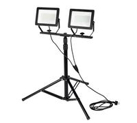 Topex 99-096 faretto doppio 2x10 100w smd led 8500lm su treppiede