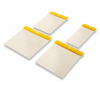 TOPEX SET 4 SPATOLE GIAPPONESI FLESSIBILI MM.50 MM.80 MM.100 MM.120 COD. 8918B43