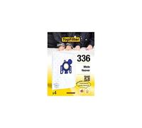 TopFilter 336 4 sacchetti aspirapolvere per Hoover e Miele, scatola di sacchetti di aspirazione in tessuto non tessuto, 4 sacchetti per la polvere (30 x 26 x 0,1 cm)