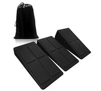 Topfinder Pedana Fitness Inclinata, Regolabile Slant Board Calf Leg Stretcher Squat Ramp Blocco a Cuneo Stretching ai Polpacci Attrezzi
