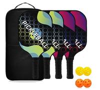 Topfinder Pickleball Paddle Set di 4