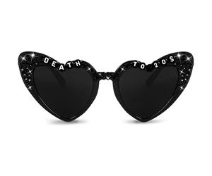 Topfunyy Death to 20s - Occhiali da sole per compleanno 30° compleanno, Rip 20, decorazione di compleanno per ragazze, donne, adolescenti, decorazioni per il 30° compleanno