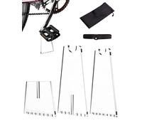 TOPGO Cavalletto per bicicletta in acrilico, portatile, invisibile, per bici da strada e mountain bike, per la pulizia e la riparazione di foto e parcheggi, accessori per biciclette