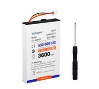 TOPGOBAT 533-000132 Batteria di ricambio, 3600 mAh, ad alta capacità, compatibile con Logitech G933, G533, G935, G933S, G533S Wireless Artemis Spectrum Gaming Headset Battery con strumenti di