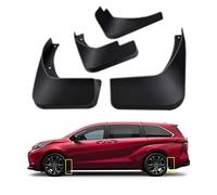 TOPGRIL - Kit paraspruzzi per Toyota Sienna 2022 2021 anteriore e posteriore, 4 pezzi