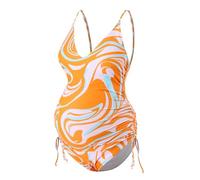 Topgrowth Accessorio Costumi da Bagno Premaman maternità Floreale Costumi da Bagno Premaman Donna Intero maternità da Spiaggia Bikini Premaman Bikini da Spiaggia Mare Piscina Swimsuit (Y5-Yellow, M)