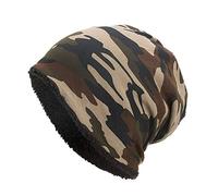 Topgrowth Berretto da uomo lavorato a maglia, Unisex cappello invernale, Uomo Cappelli Artistici di Beanie Uomo e Donna Slouch Beanie, Elasticizzato (Caffè, Taglia libera)