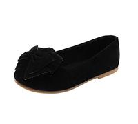 Topgrowth Ragazza Principessa Scarpe Eleganti per Ragazze scarpe da ballo, per bambini, scarpe da sera, scarpe da sera, scarpe da ballerina (Nero, 26 EU)