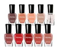 Tophany Set di smalti per unghie non tossici, facili da rimuovere e ad asciugatura rapida, da portare in confezione. Smalto Per Unghie Ecologico E Biologico A Base D'Acqua Per Donne E Adolescenti (10