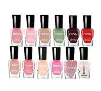 Tophany Set Di Smalti Per Unghie Non Tossici, Facili Da Rimuovere E Ad Asciugatura Rapida, Smalti Ecologici E Biologici A Base D'Acqua Per Donne E Adolescenti (12 Flaconi Da 5 Ml).