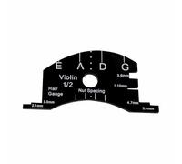 TopHomer 1/2 violino ponti multifunzione stampo modello, scala chiara | Formato portatile, per modellare con precisione il ponte e posizionare le corde
