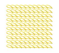 TopHomer 100 etichette di sicurezza in plastica gialla, sigilli numerati anti-manomissione per rimorchi e camion, serrature di sicurezza usa e getta per spedizioni, logistica e trasporto