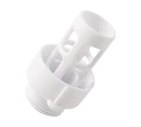 TopHomer 10184 Connettore di scarico per piscina, 2 pezzi, adattatore di scarico per tubo da giardino in PVC, ricambio compatibile con piscina rotonda Intex (bianco)