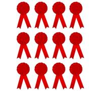 TopHomer 12 nastri vuoti per premio e premio per il primo posto, nastri per il premio onorevole per competizioni scolastiche, rosso