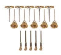 TopHomer 15pc Set di spazzole per lucidatura in ottone per utensile rotante Dremel