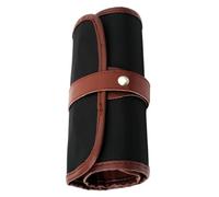 TopHomer Astuccio arrotolabile in tela, multifunzionale, per artisti, pittori, scuola, ufficio, Nero , 48 Slots, Classico