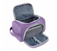 TopHomer Astuccio in tessuto Oxford, astuccio multifunzione, grande capacità, organizer per scuola, ufficio, viaggi, Viola, Organizer per imballaggio