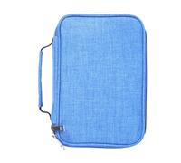 TopHomer Astuccio per matite da disegno, organizer per penne colorate multistrato, borsa portatile per cosmetici, penne acquerellabili, penne gel, Blu