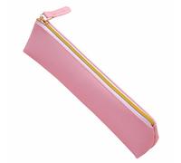 TopHomer Astuccio per matite, impermeabile, in poliuretano, con cerniera, da viaggio, per trucchi, per la scuola (colorato), rosa, Art Deco