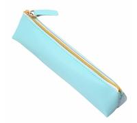 TopHomer Astuccio per matite, impermeabile, in poliuretano, con cerniera, da viaggio, per trucchi, per la scuola (colorato), Blu, Art Deco