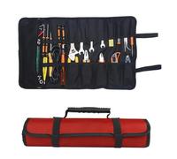 TopHomer Borsa Porta Attrezzi Lavoro Borsa Attrezzi con 22 Tasche TessutoOxford600D Arrotolabile Borsa Porta Attrezzi Portatile Porta Utensili Vuota Piccola ToolBag per moto elettricista SenzaAttrezzi