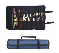 TopHomer Borsa Porta Attrezzi Lavoro Borsa Attrezzi con 22 Tasche TessutoOxford600D Arrotolabile Borsa Porta Attrezzi Portatile Porta Utensili Vuota Piccola ToolBag per moto elettricista SenzaAttrezzi