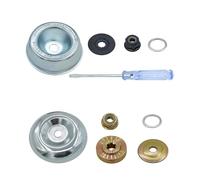 TopHomer Kit di adattatori per lame per tosaerba, 10 pezzi, piastra per collare, dado, piastra di spinta, rondella compatibile con kit di manutenzione Stihl FS120 FS130 FS130R