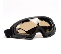 TopHomer Occhiali di sicurezza Protezione UV avvolgente sopra gli occhiali, Occhiali sigillati antiappannamento per laboratorio, saldatura, fai da te, edilizia, sci, ciclismo - Marrone chiaro
