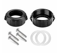 TopHomer Raccordo a dado diviso per riscaldatore vasca idromassaggio da 2 | Compatibile con vasca idromassaggio Balboa/Gecko, piscina, adatto per gruppi riscaldatori da 5 cm, plastica ad alta
