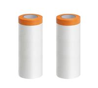 TopHomer Rotolo di fogli antipolvere, 2 rotoli da 65 cm x 20 m, pellicola autoadesiva per pittura, antipolvere, impermeabile, per mobili, armadi, rivestimenti per verniciatura automobilistica