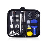 TopHomer Set di attrezzi per riparazione orologi da 31 pezzi con custodia, supporto per cassa regolabile, cacciavite di precisione antimagnetico per gli amanti degli orologi