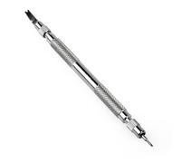 TopHomer Strumento 2 in 1 per la rimozione di barre a molla in metallo argentato, kit di rimozione cinturino universale per orologio, 8 cm