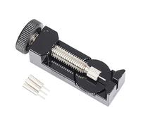 TopHomer Strumento di rimozione maglie per orologi, regolabile in altezza, con 3 perni per perni, Nero , 6.6 x 2cm, Moderno