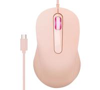 Topi per computer USB - Wired | Dispositivo silenzioso plug and play | Accessorio anti slittamento | Strumento di gioco e lavoro | Desktop periferico affidabile per uomini donne comode cuta