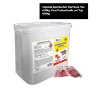 Topicida Zapi GardenTop Pasta Plus 4,98kg Esca per Topi 9,96kg Veleno Per Topi