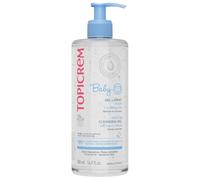 Topicrem - Baby Gel detergente morbido per corpo, viso, capelli - pulisce delicatamente, protegge, idrata 8 ore - gel detergente per bambini senza sapone, profumo delicato, pelle sensibile, francese