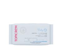 Topicrem - Baby, salviettine per neonati con acqua - Pulisce, protegge, rinfresca viso, mani e sedile - 99% acqua, fibre 100% di origine vegetale - senza profumo - fabbricazione francese - 60