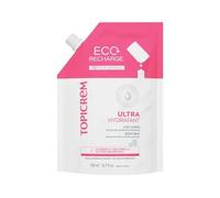 Topicrem - Eco Ricarica Ultra Idratante, Latte Corpo - Idrata 48 ore, Relipide, Protegge la Pelle - Texture Untuosa - Crema Idratante per Pelle Sensibile, Produzione Francese - 500 ml